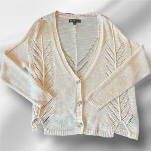 Elizabeth and James Cardigan Sweater Small
